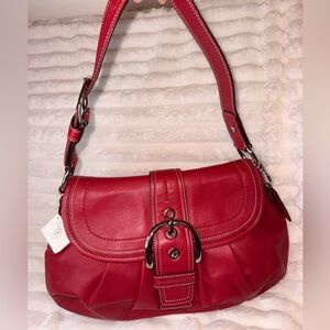 NWT Coach Cherry Red Soho